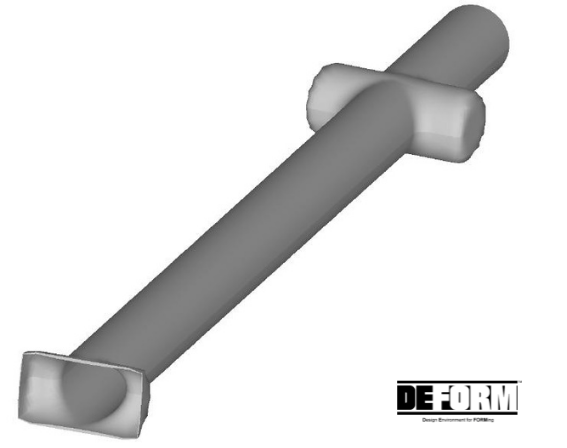 simulazione idroformatura con software DEFORM