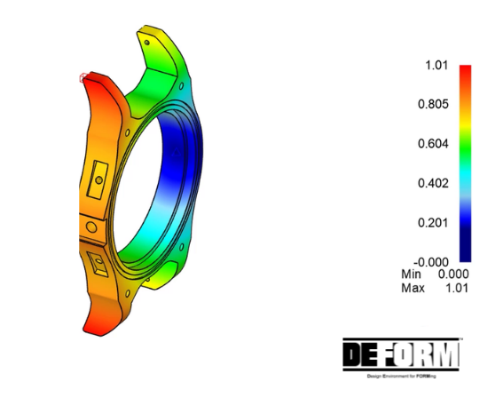 simulazione metal binder jetting con DEFORM