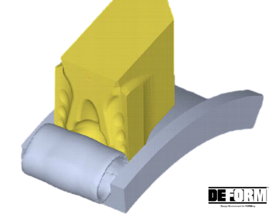 simulazione tornitura con software DEFORM