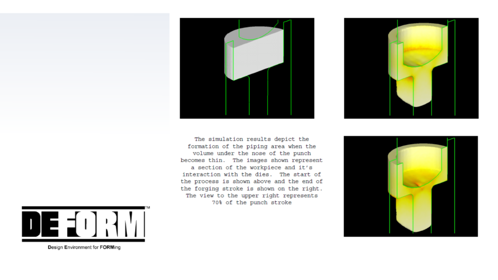Aluminum Impact Extrusion Software DEFORM