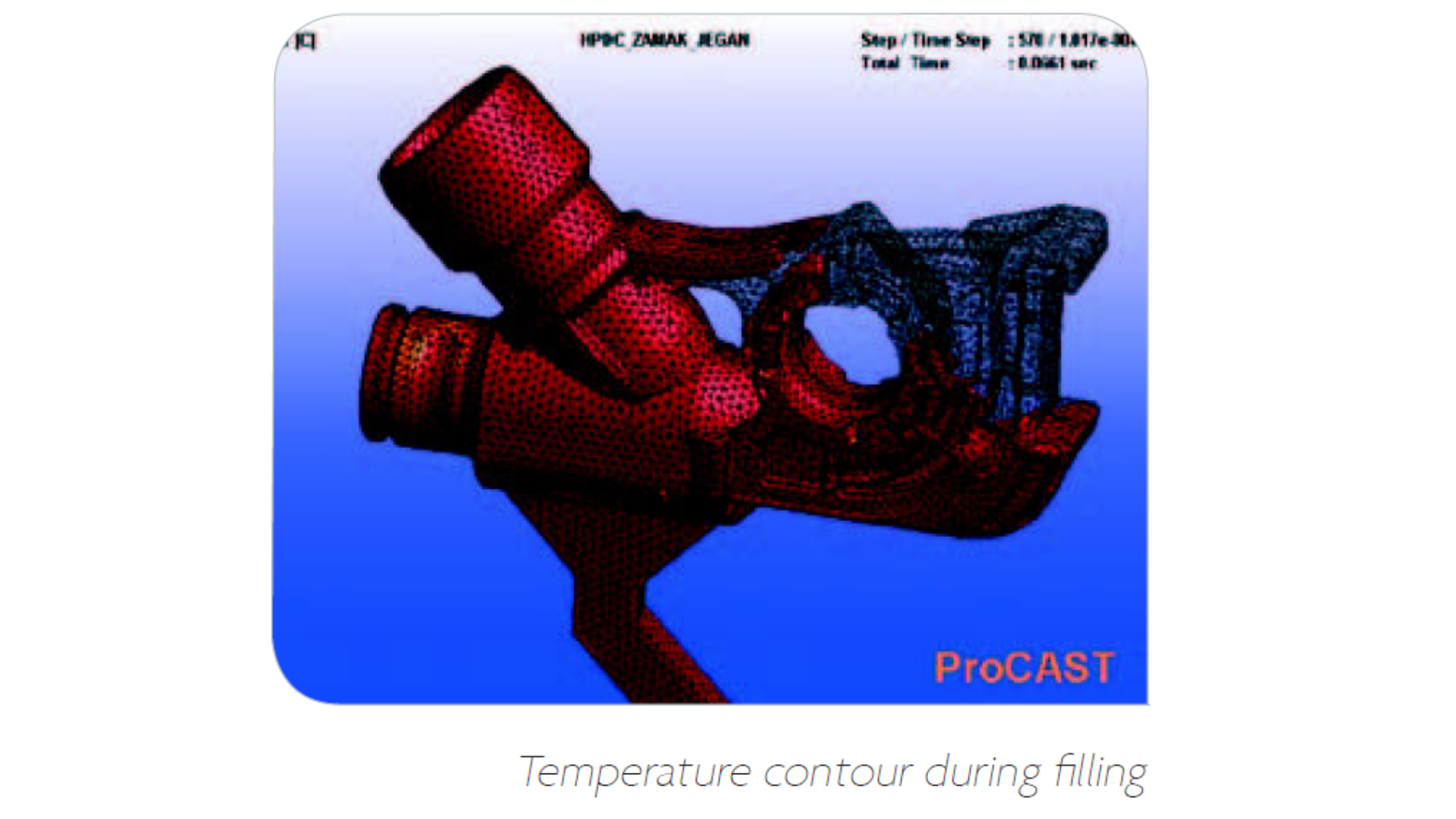 simulazione pressocolata zama con software ProCAST