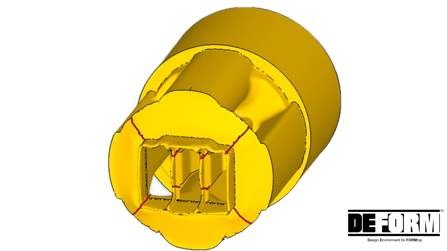 Extrusion simulation of metals Ecotre Valente