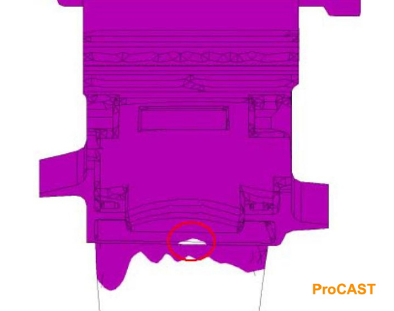 simulazione iniezione cera software ProCAST