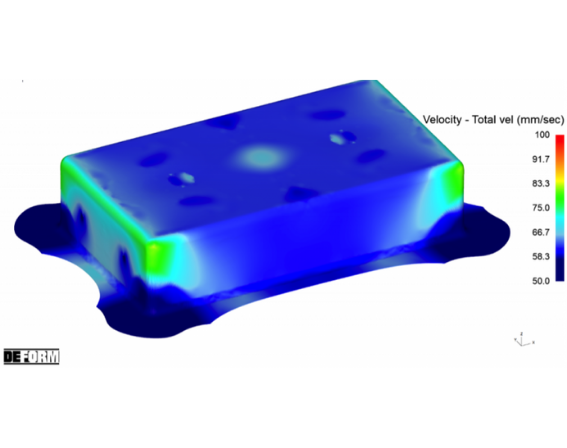simulazione profondo stampaggio con DEFORM