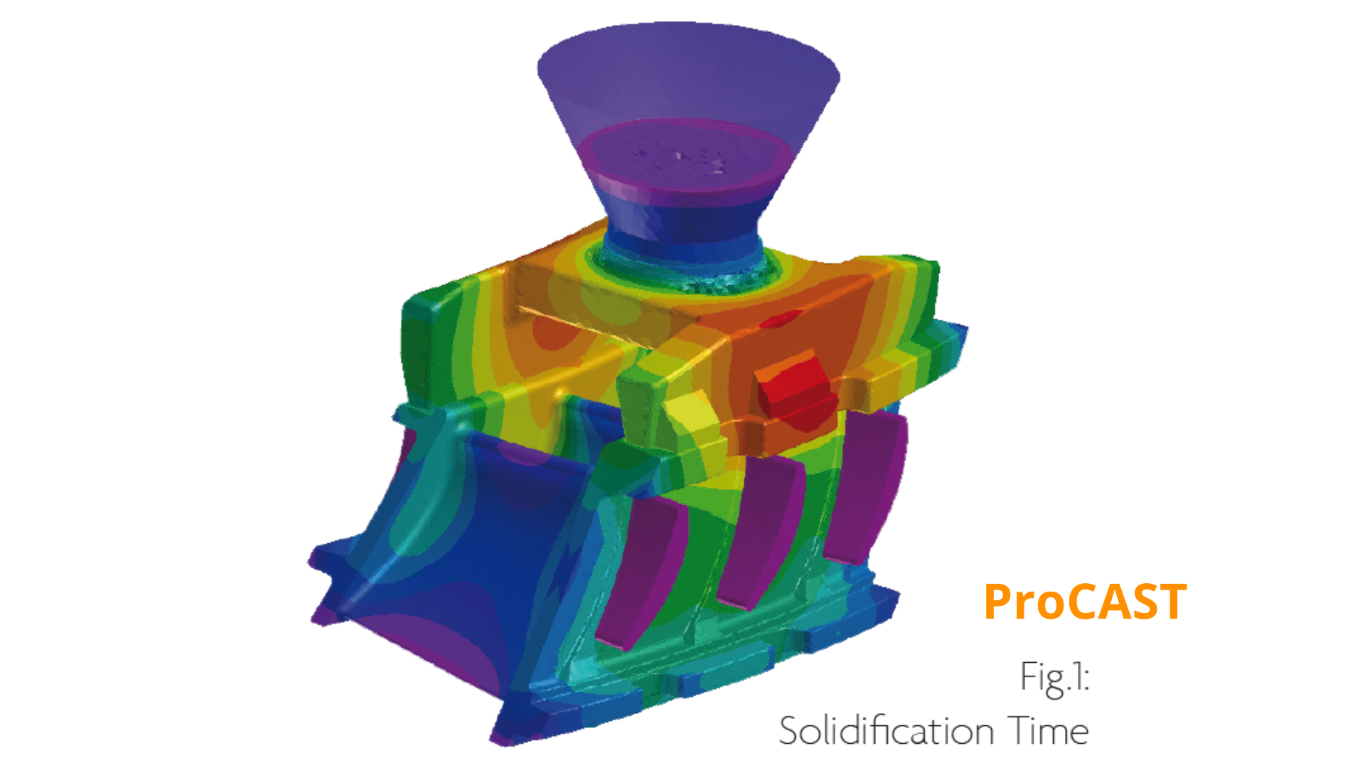 simulazione investment casting con ProCAST