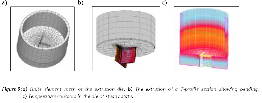 simulazione estrusione a caldo con software DEFORM