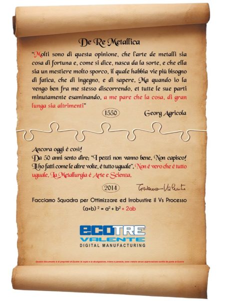 ECOTRE – pergamena ECOTRE - pergamena